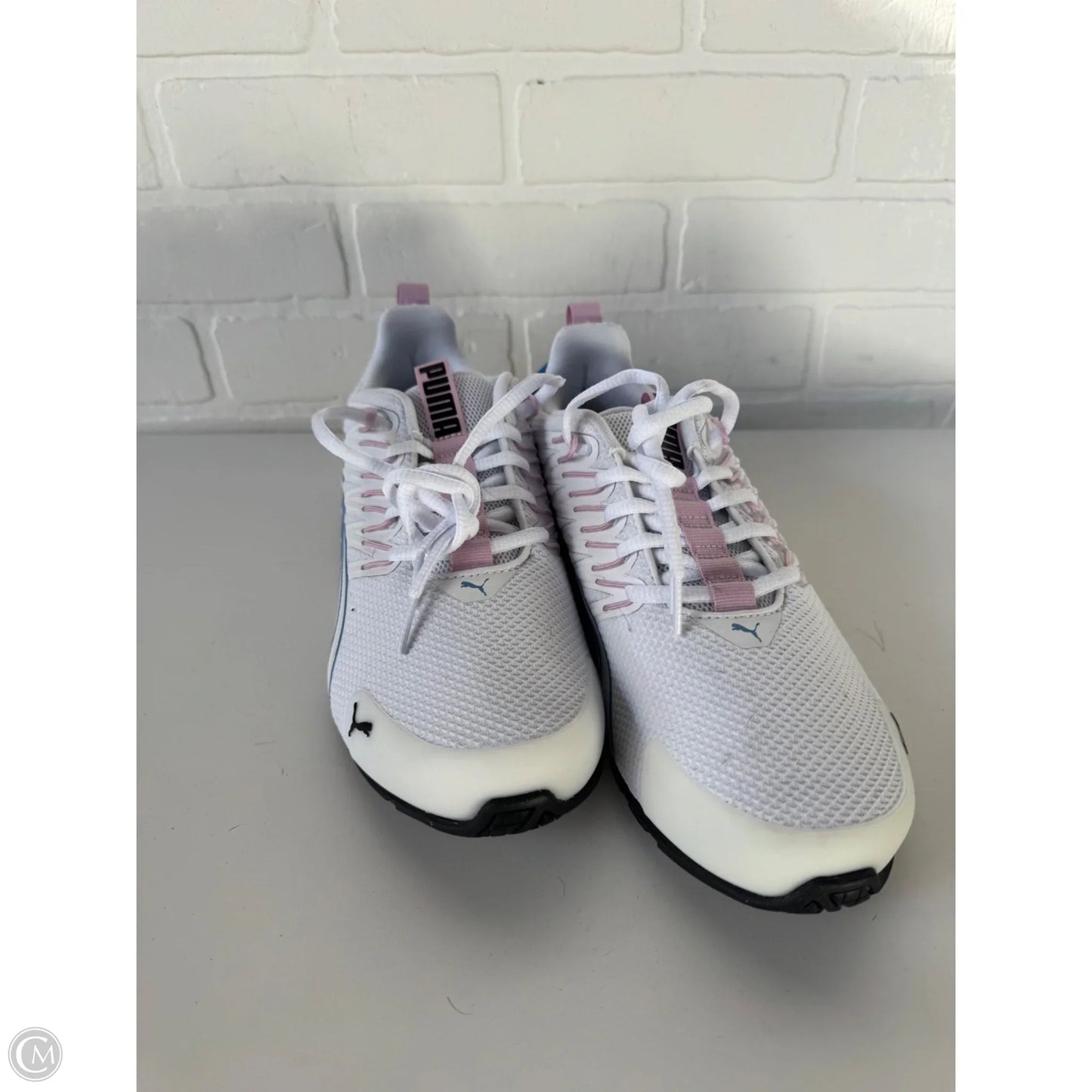 Shoes Athletic By Puma In Pink & White, Size: 9