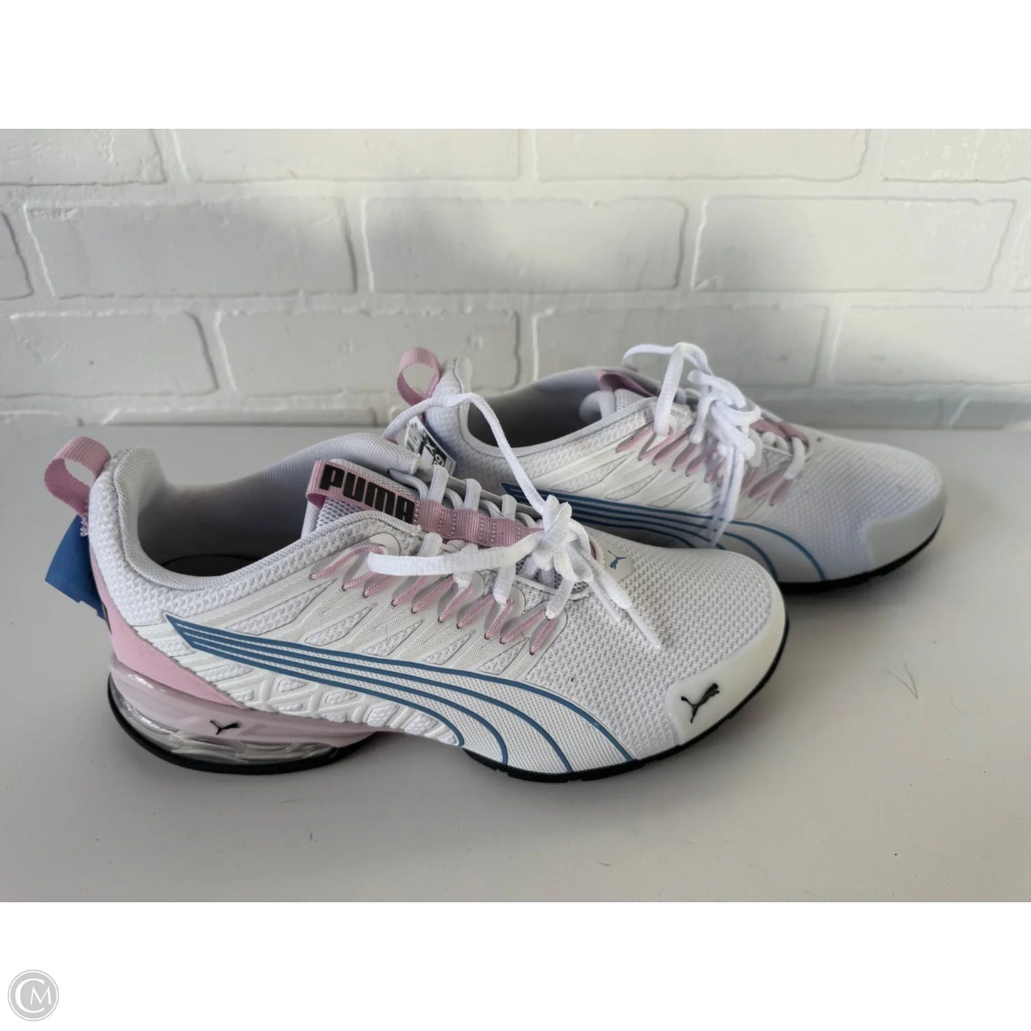 Shoes Athletic By Puma In Pink & White, Size: 9
