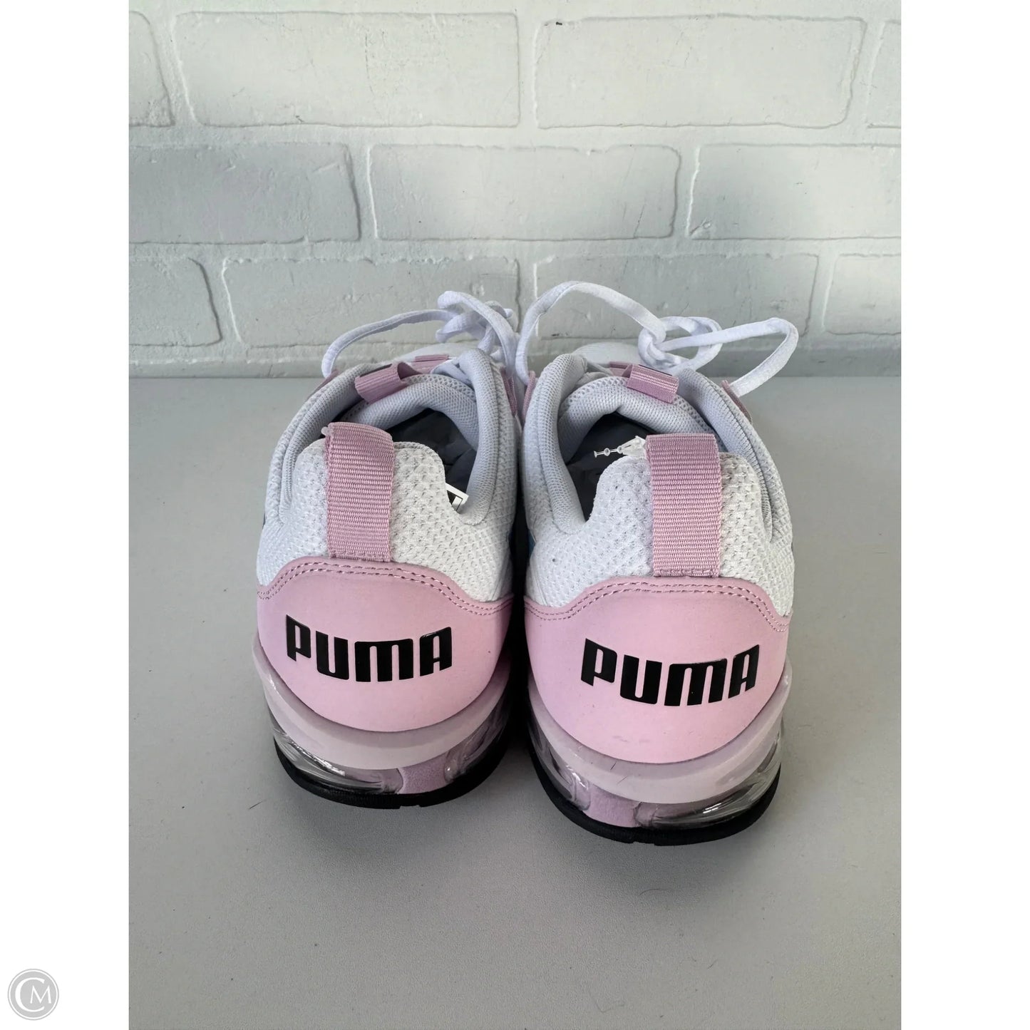 Shoes Athletic By Puma In Pink & White, Size: 9
