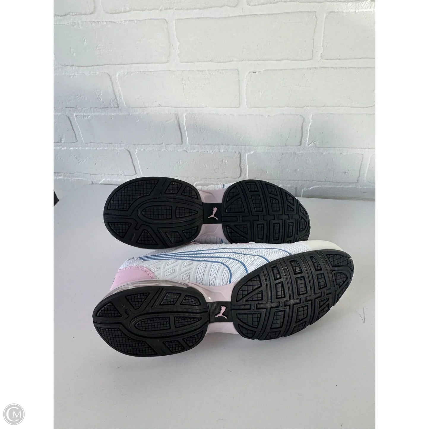 Shoes Athletic By Puma In Pink & White, Size: 9