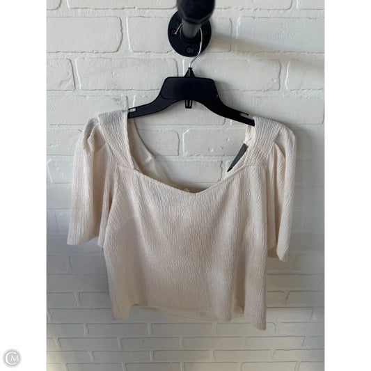 Top Short Sleeve By Sunday In Brooklyn In Cream, Size: M