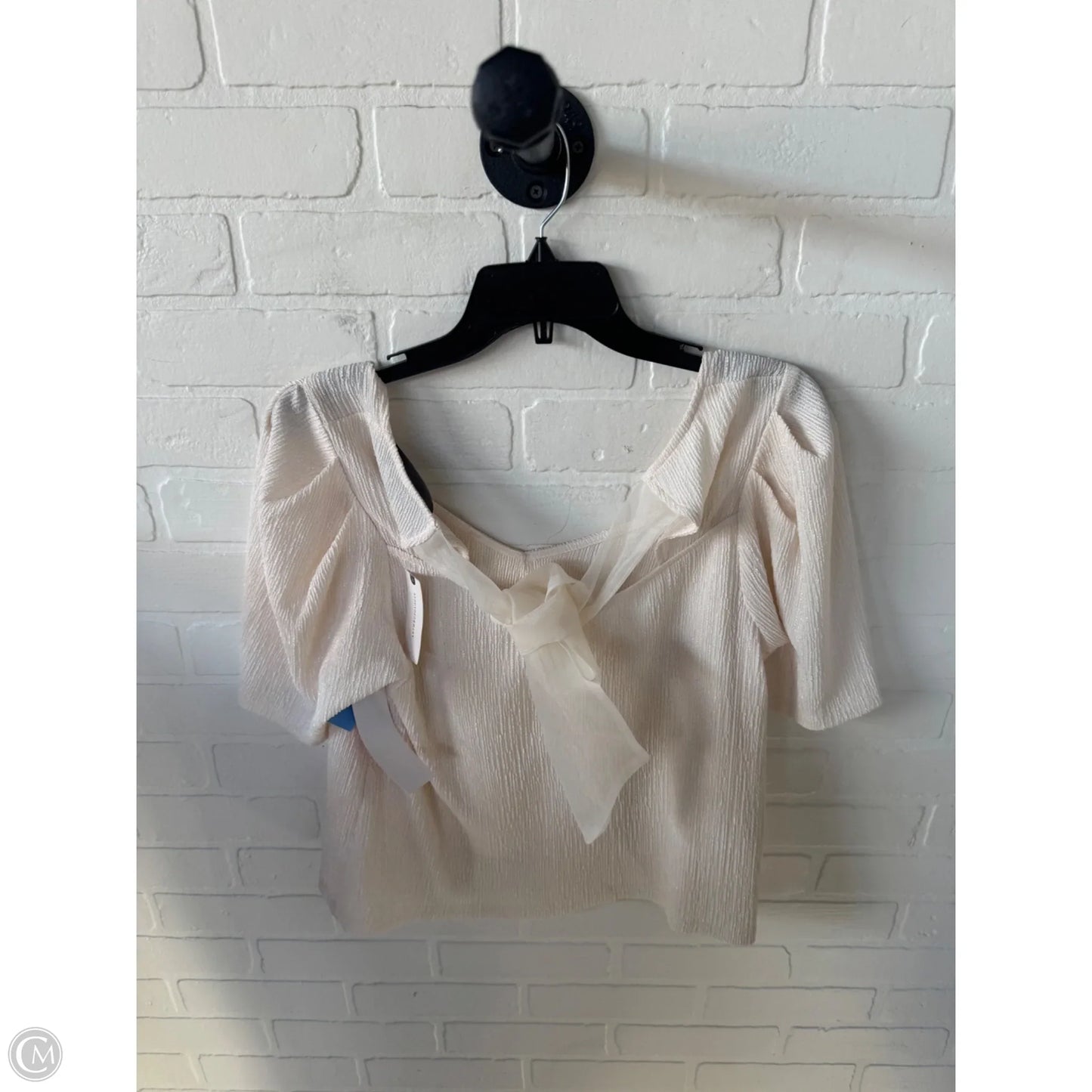 Top Short Sleeve By Sunday In Brooklyn In Cream, Size: M