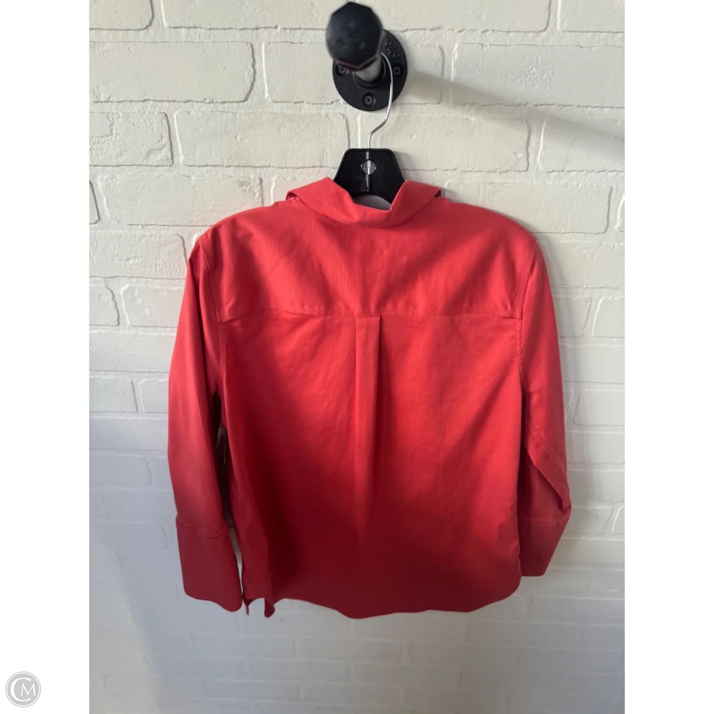 Top Long Sleeve By Chicos In Orange, Size: S