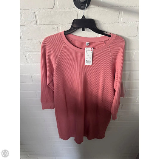Dress Casual Short By Uniqlo In Pink, Size: M