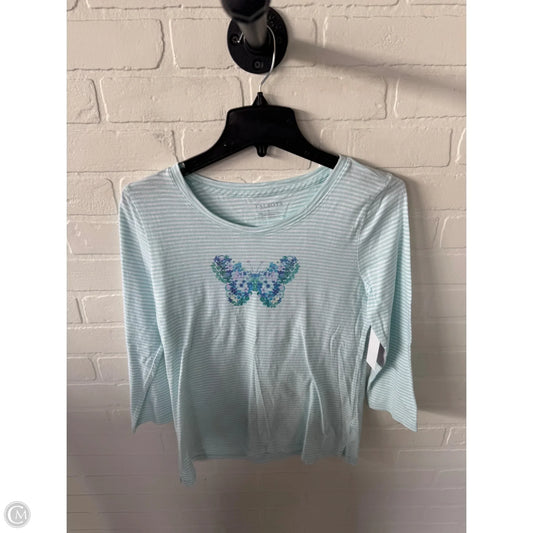 Top 3/4 Sleeve Basic By Talbots In Blue & White, Size: S