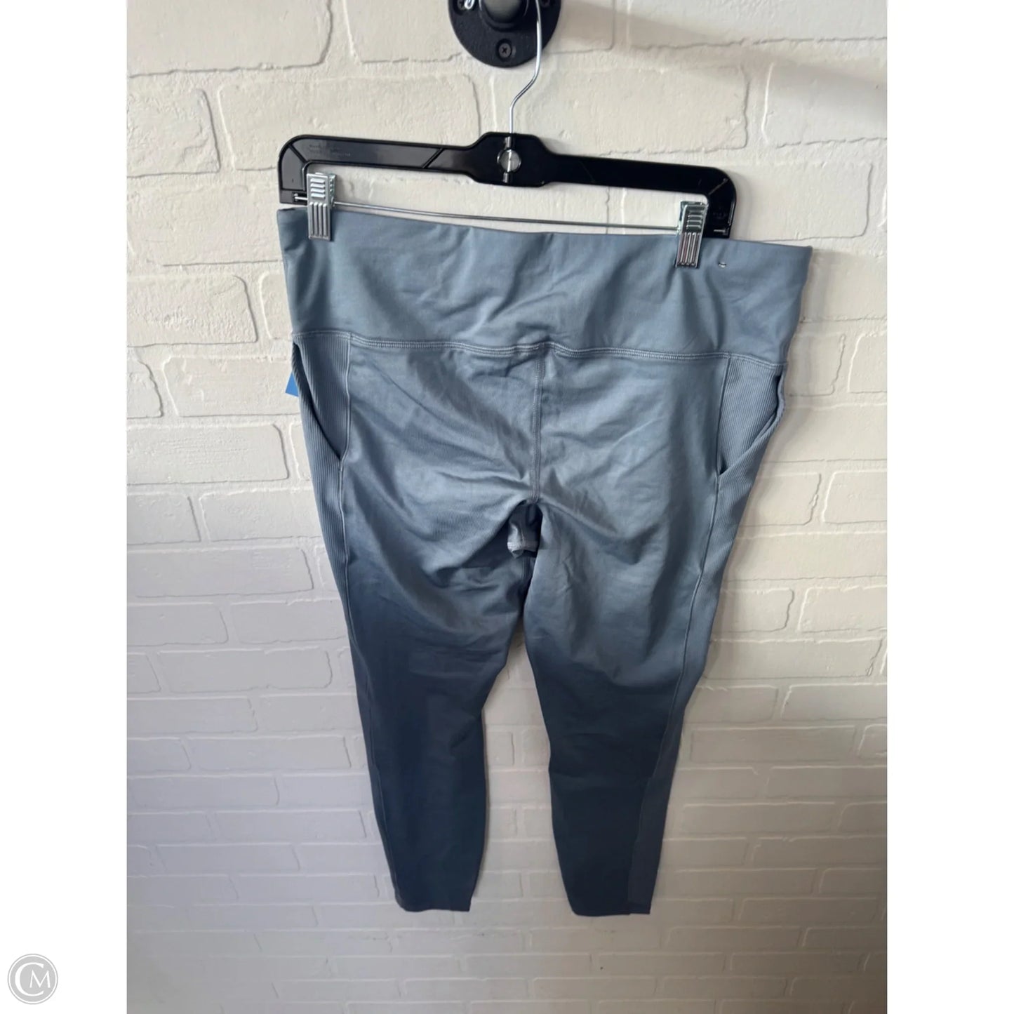 Athletic Leggings By Under Armour In Grey, Size: 16