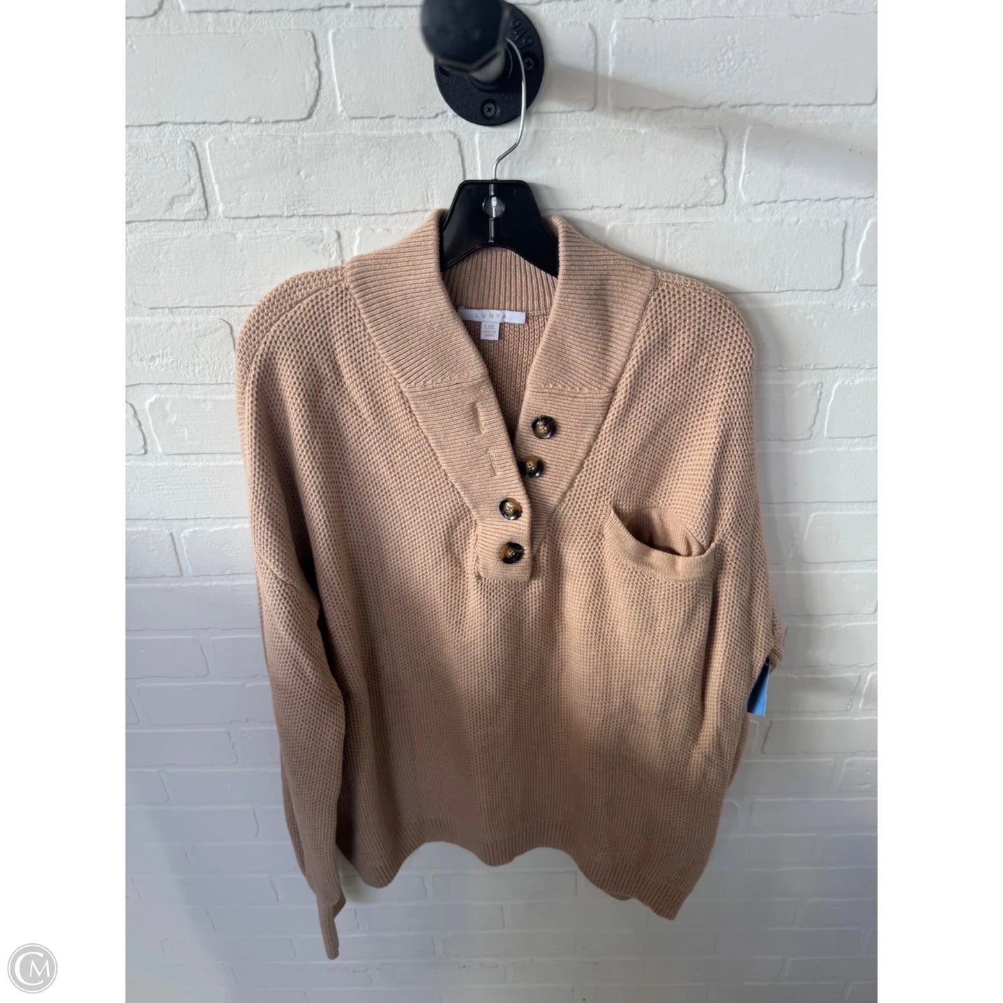 Sweater By Cma In Tan, Size: L