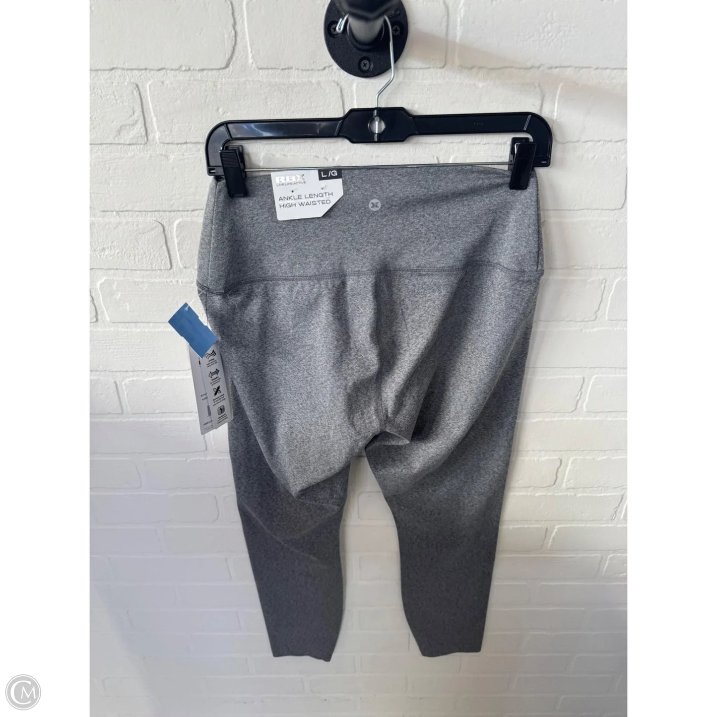 Athletic Leggings By Rbx In Grey, Size: 12