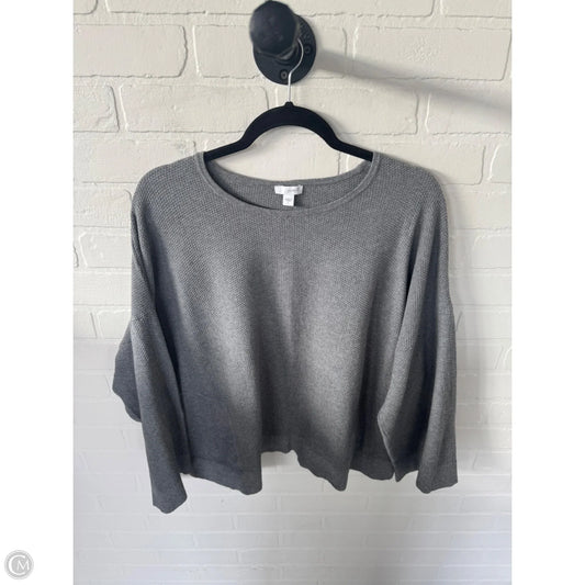 Sweater Short Sleeve By Pure Jill In Grey, Size: L