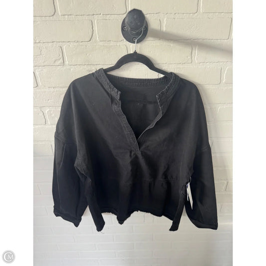 Top Long Sleeve By Cme In Black, Size: Xl