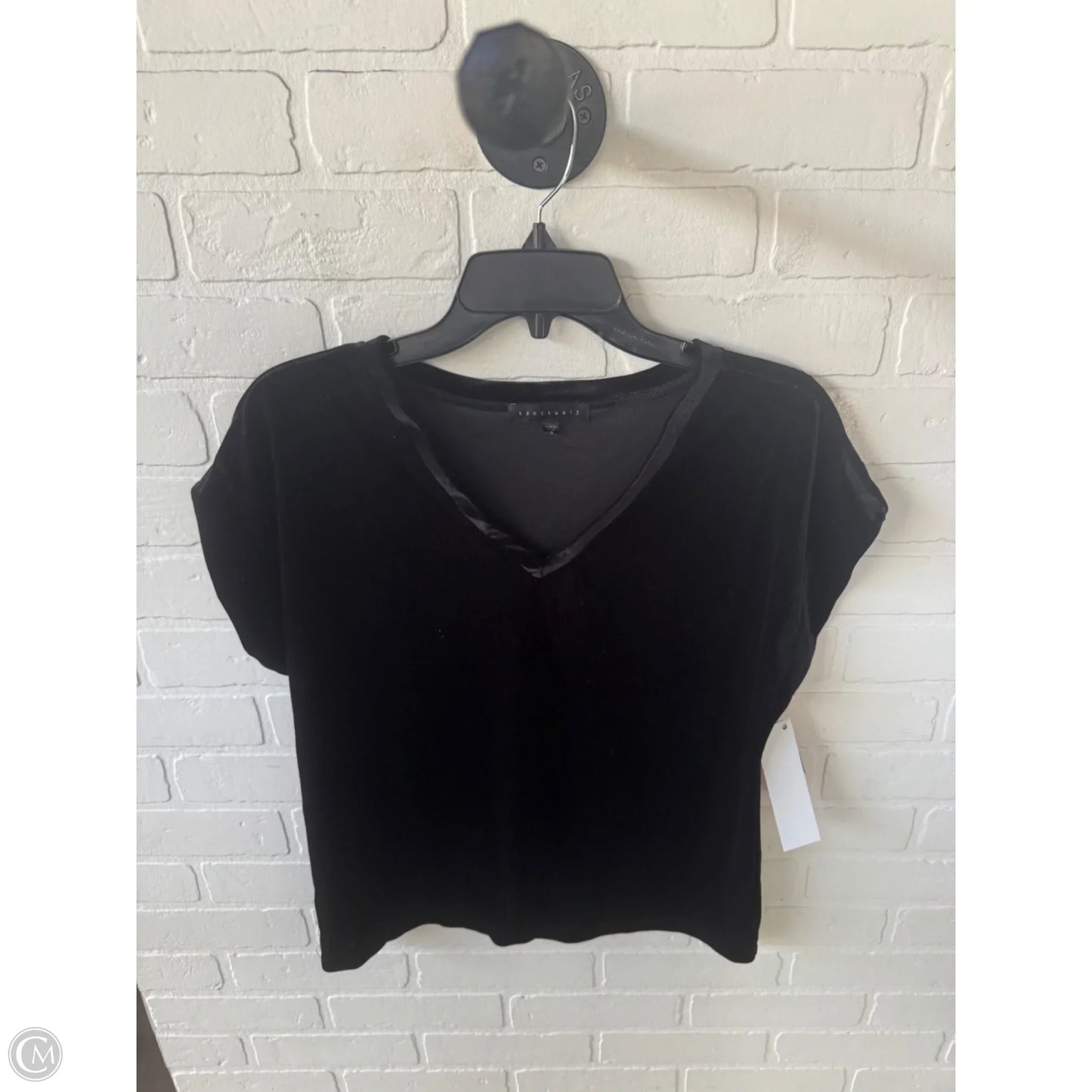 Top Short Sleeve By Sanctuary In Black, Size: S