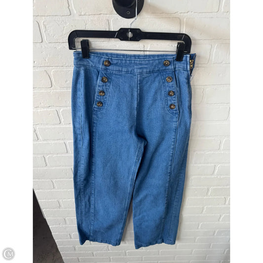 Jeans Wide Leg By Old Navy In Blue Denim, Size: 4