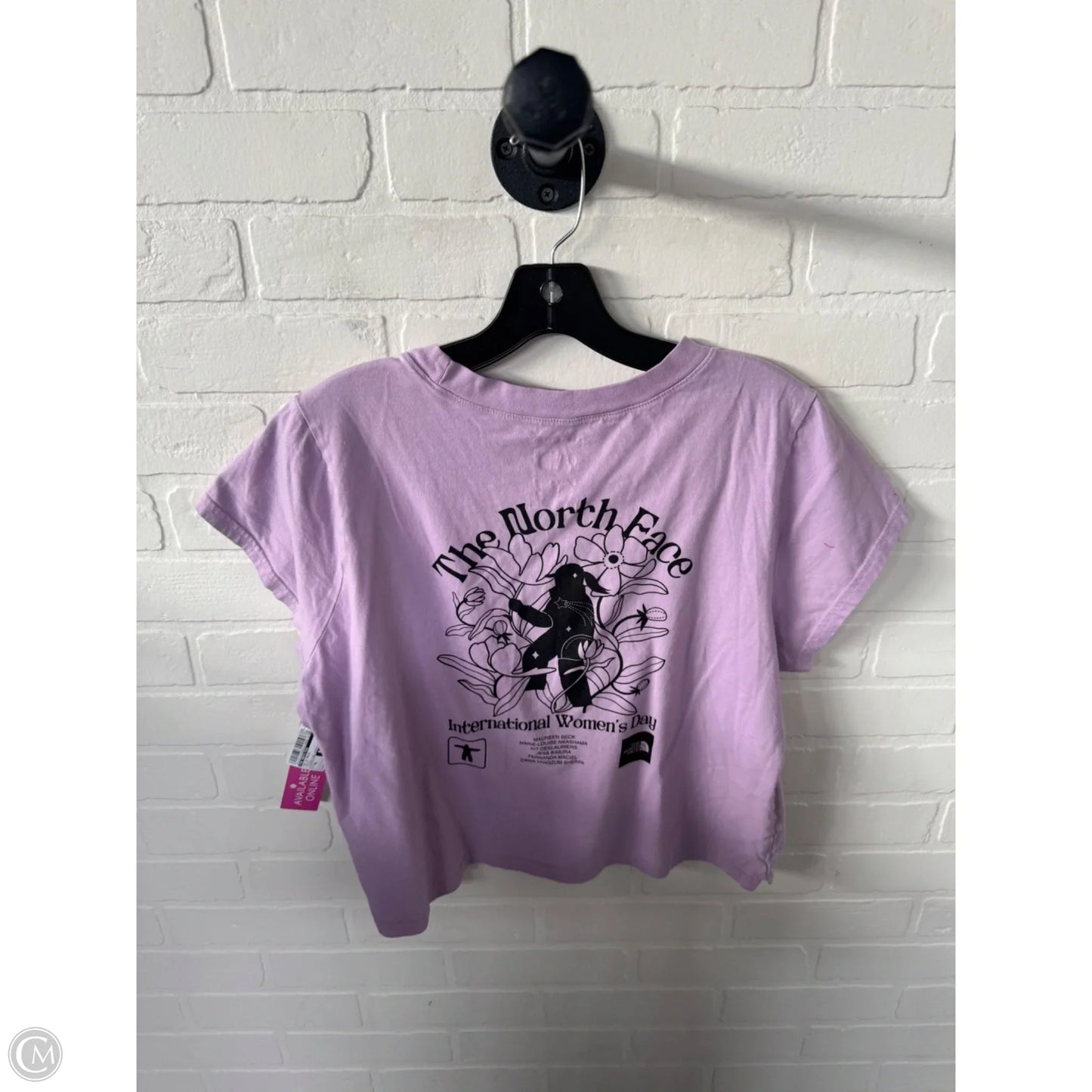 Top Short Sleeve Basic By The North Face In Purple, Size: Xl