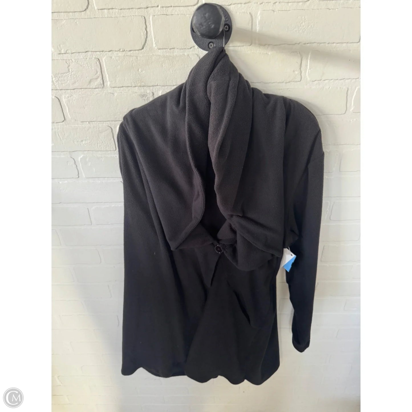 Sweater Cardigan By Cuddl Duds In Black, Size: Xl