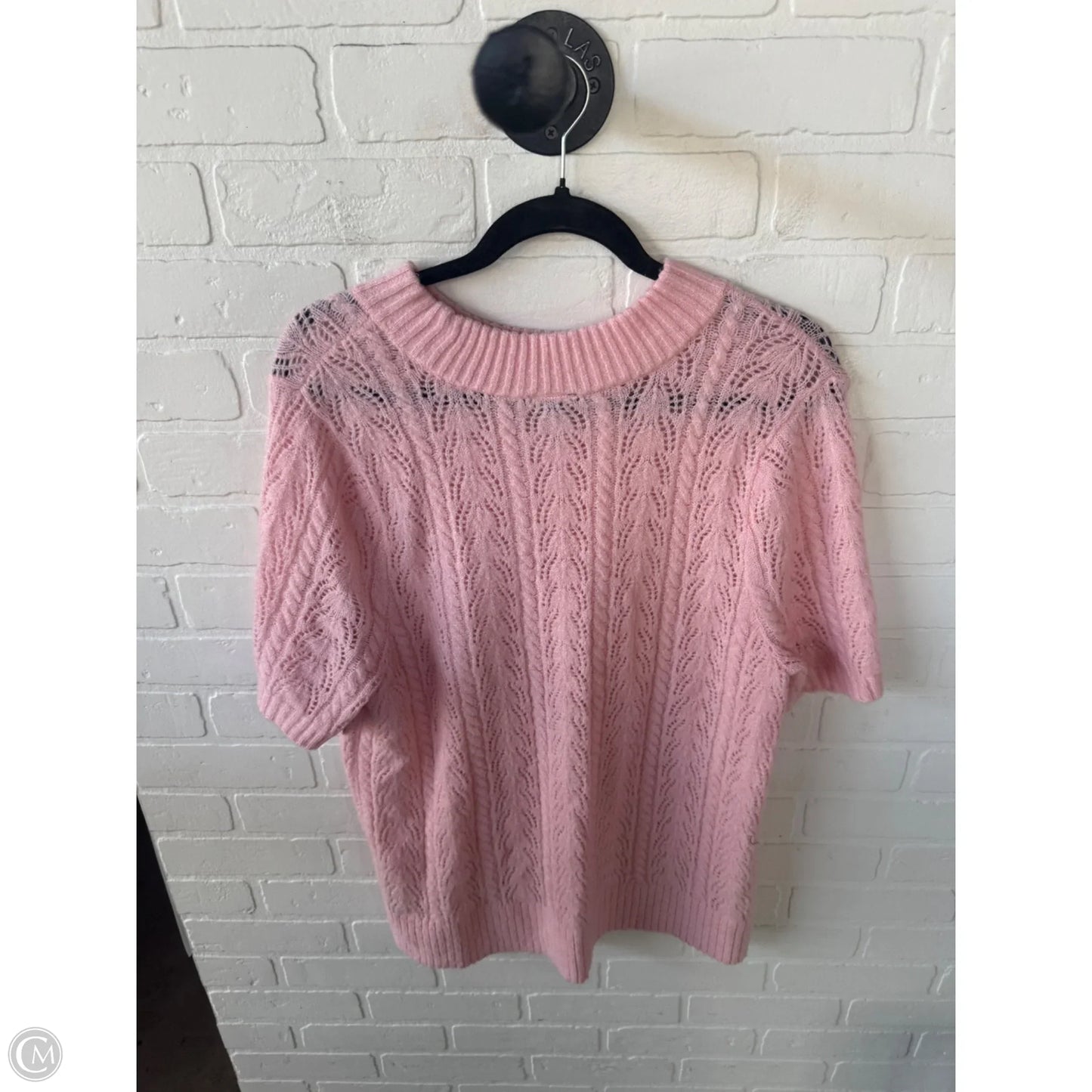 Sweater Short Sleeve By Torrid In Pink, Size: 2x