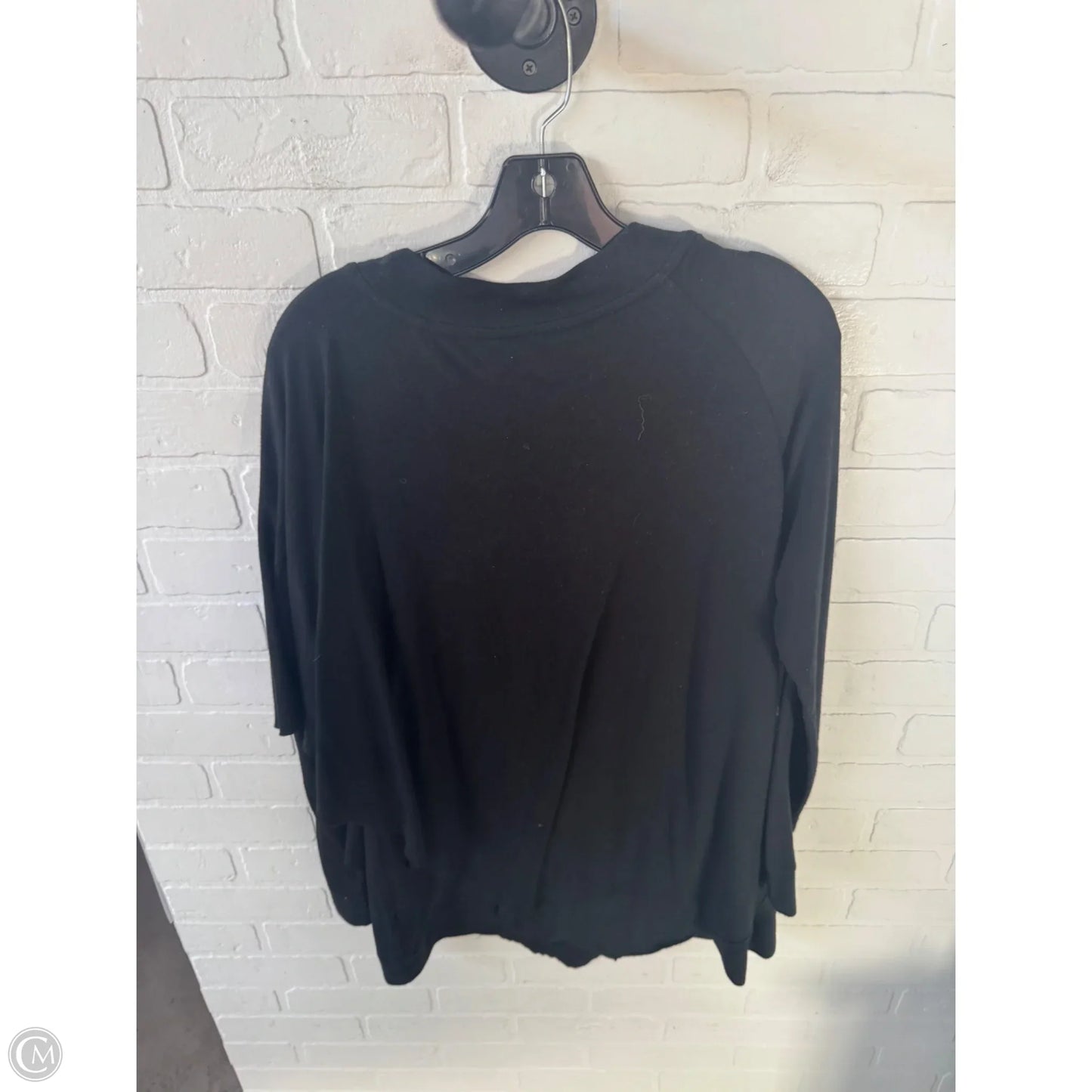 Top Long Sleeve By Soft Surroundings In Black, Size: M