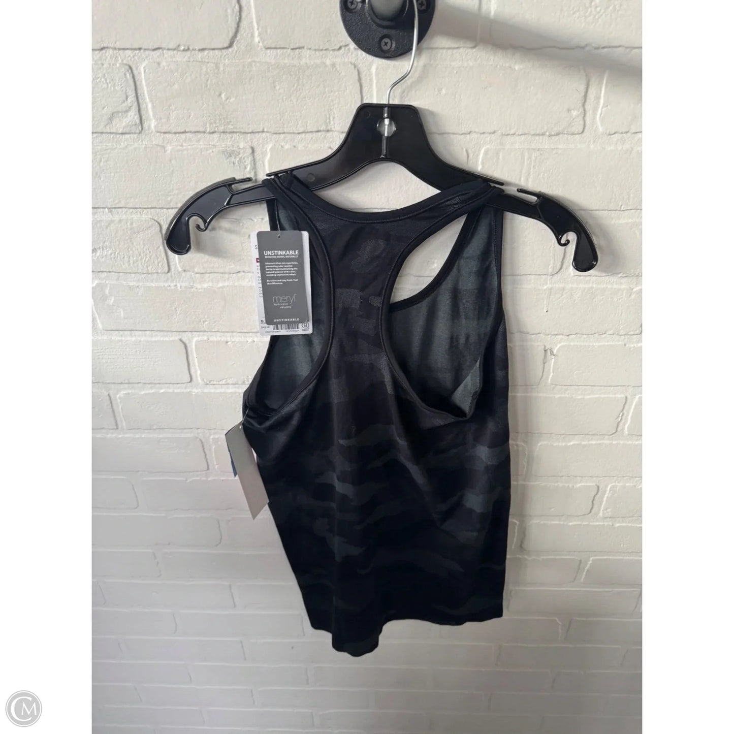 Athletic Tank Top By Athleta In Black & Grey, Size: S