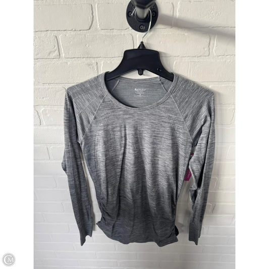 Athletic Top Long Sleeve Crewneck By Athleta In Grey, Size: M