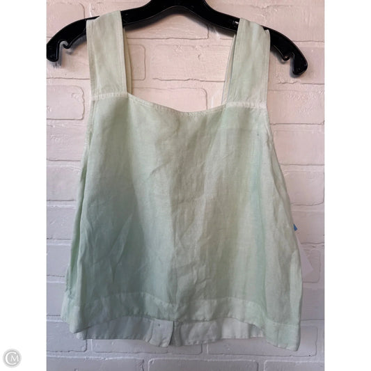 Top Sleeveless By Madewell In Green, Size: Xs