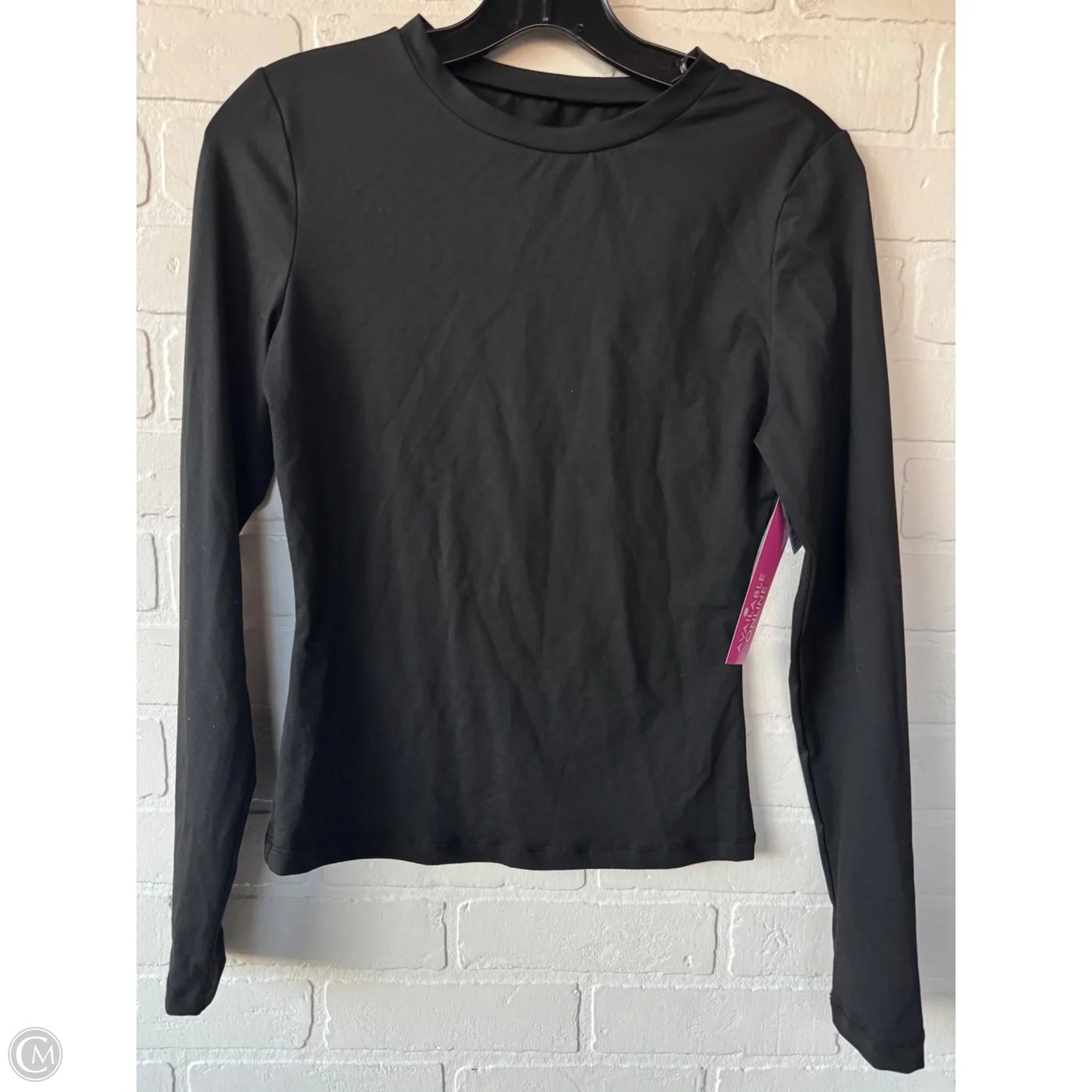 Athletic Top Long Sleeve Crewneck By Automet In Black, Size: S