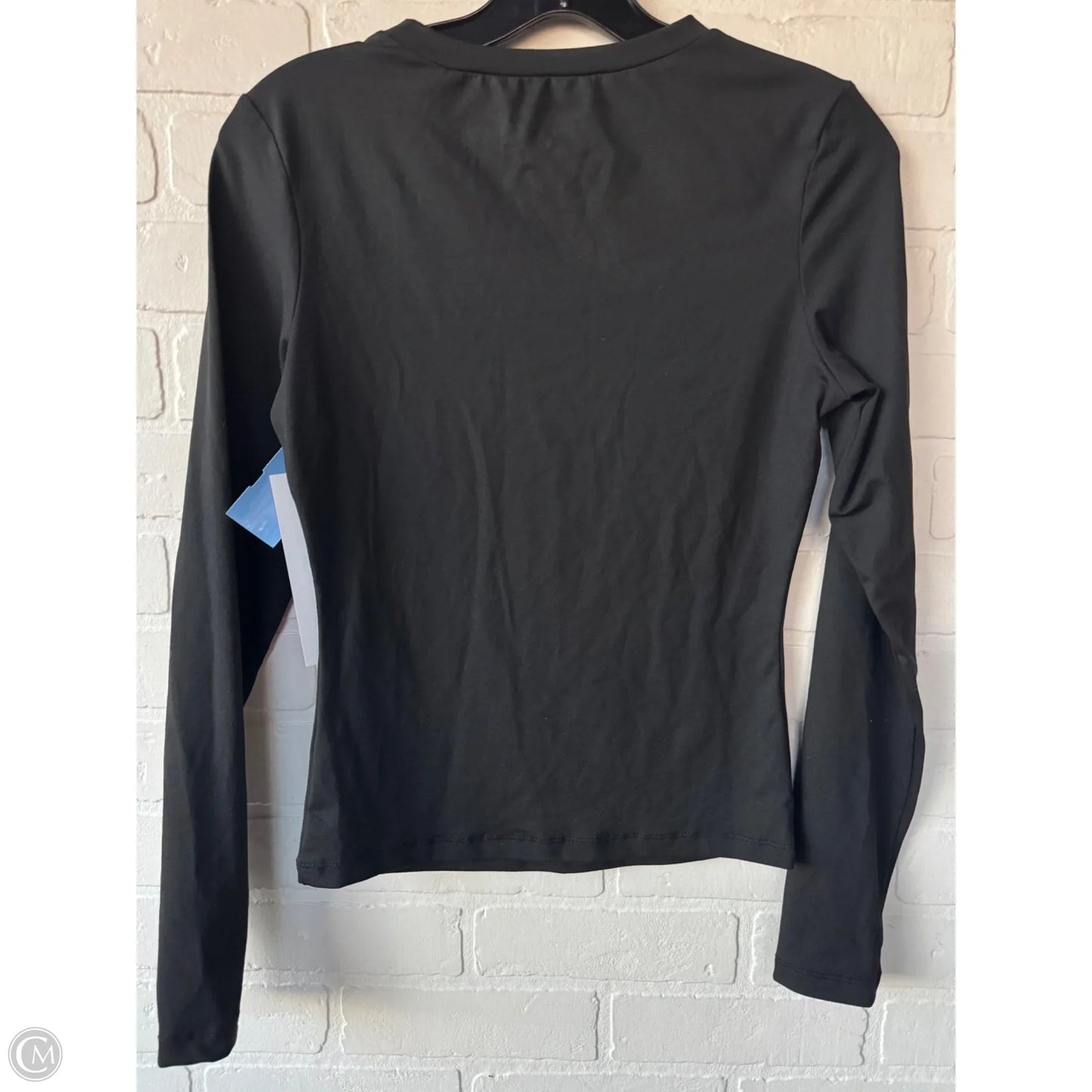 Athletic Top Long Sleeve Crewneck By Automet In Black, Size: S