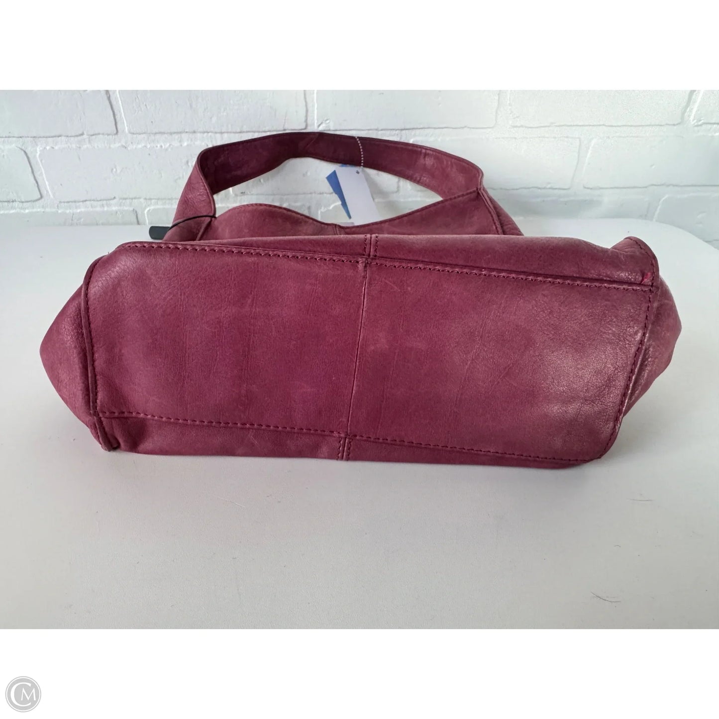 Handbag Leather By B. Makowsky, Size: Medium