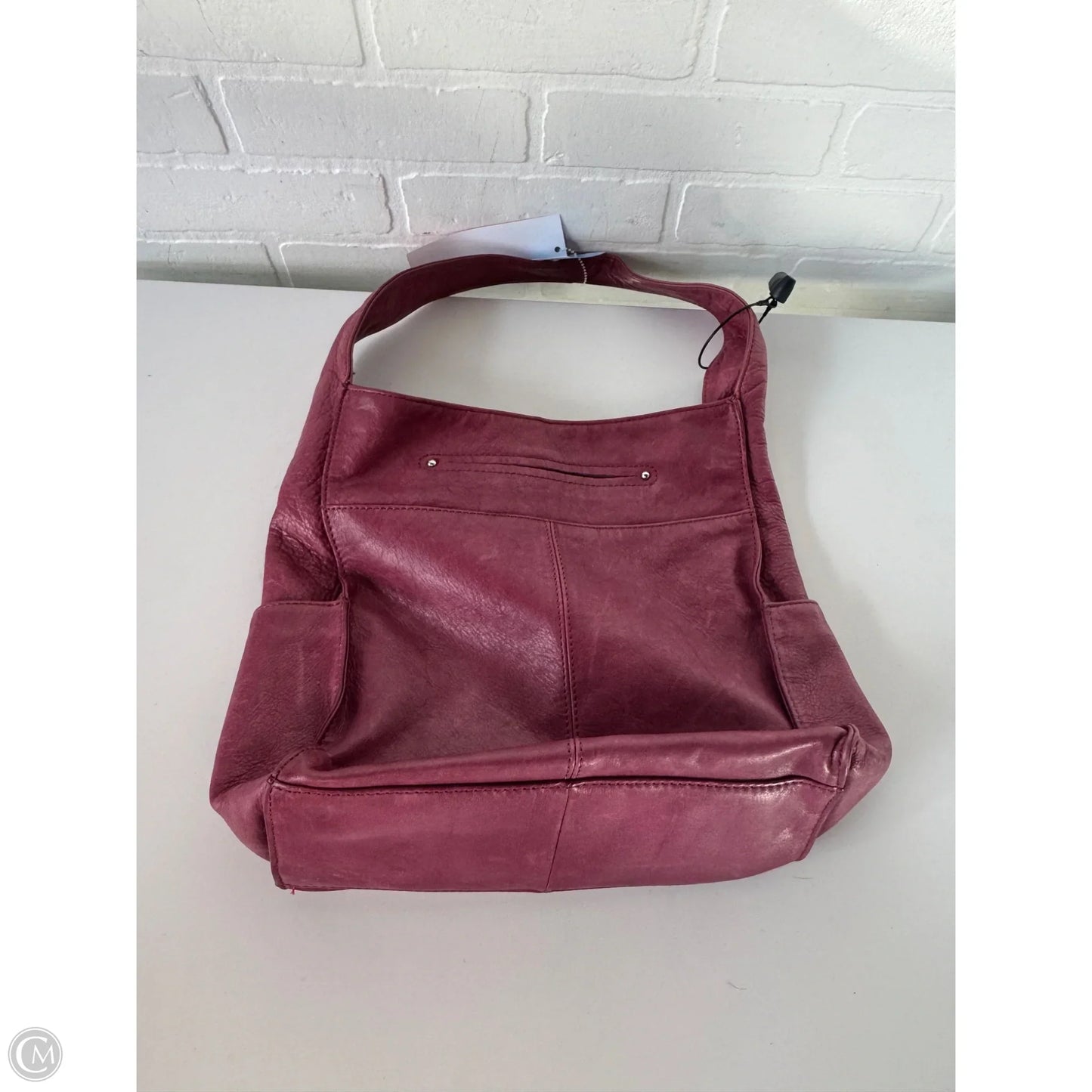 Handbag Leather By B. Makowsky, Size: Medium