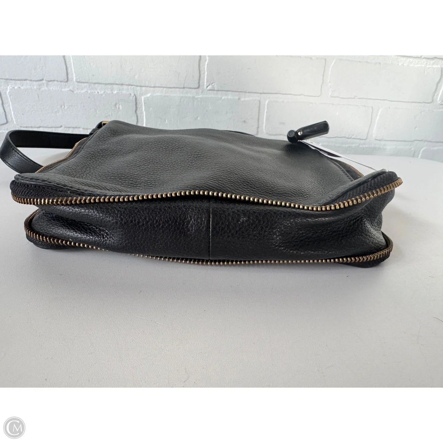 Crossbody Leather By Fossil, Size: Medium