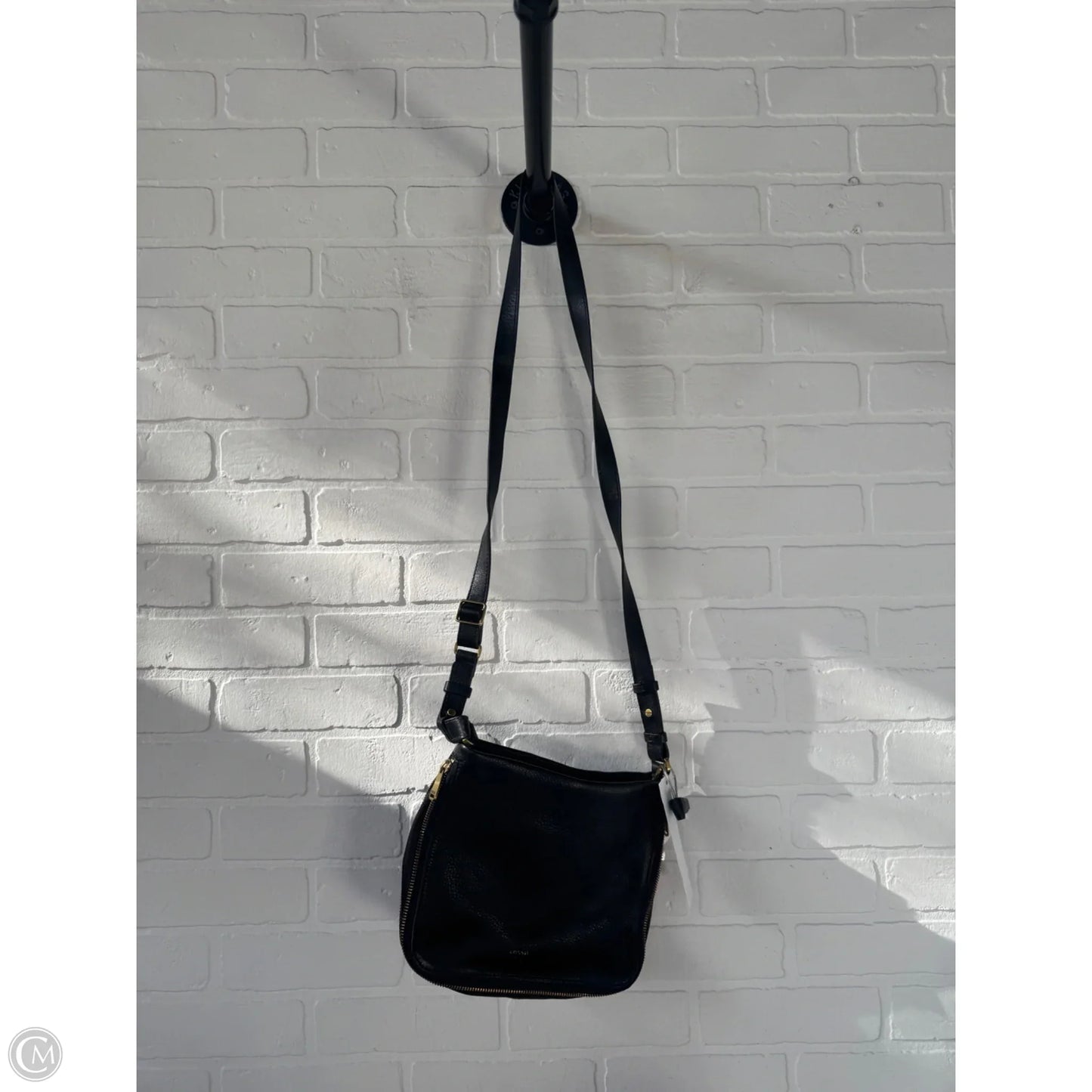 Crossbody Leather By Fossil, Size: Medium