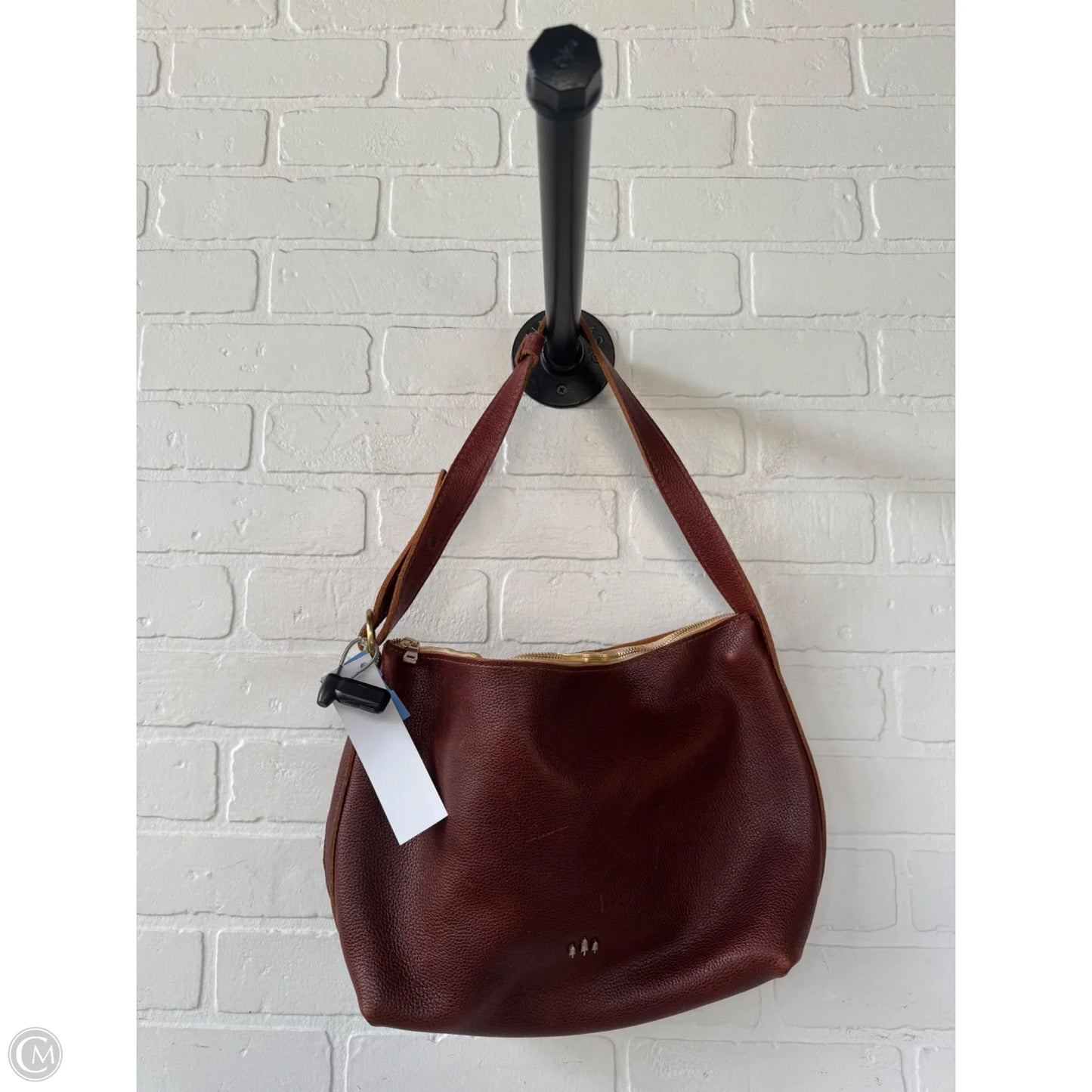 Handbag Leather By Portland Leather, Size: Medium