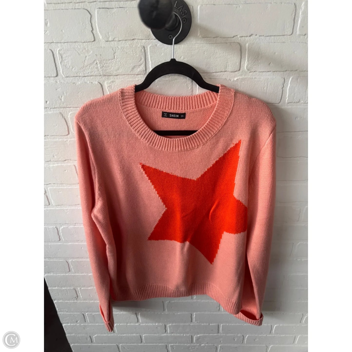 Sweater By Shein In Orange, Size: L