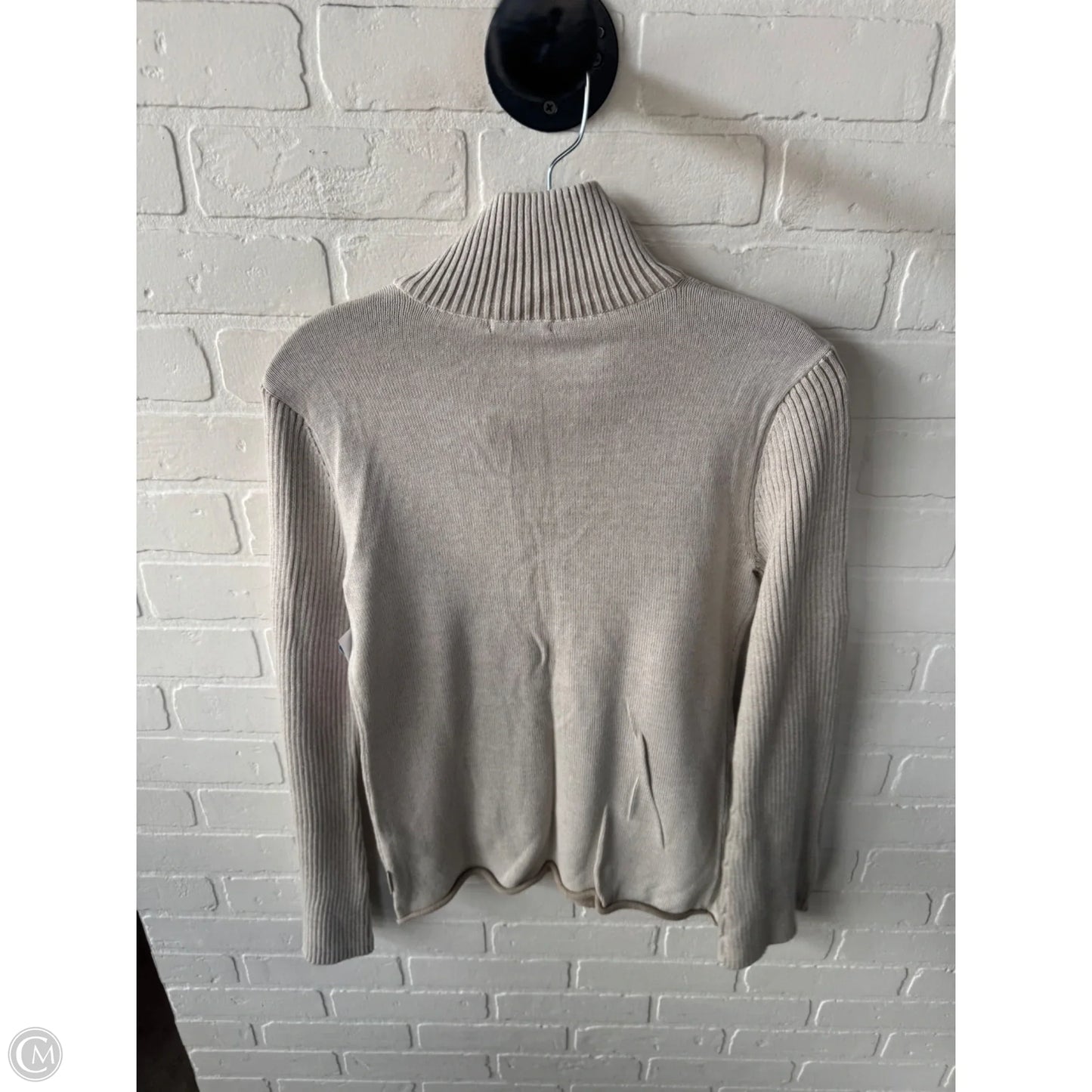 Sweater By Calvin Klein In Tan, Size: M