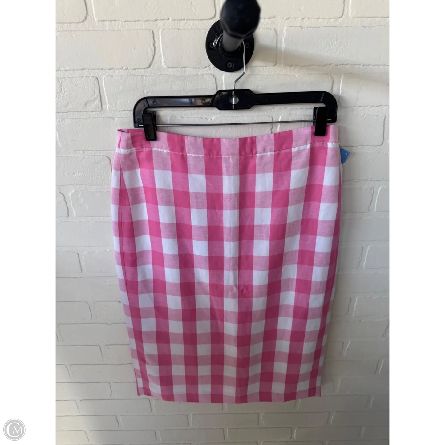 Skirt Midi By Talbots In Pink & White, Size: 6