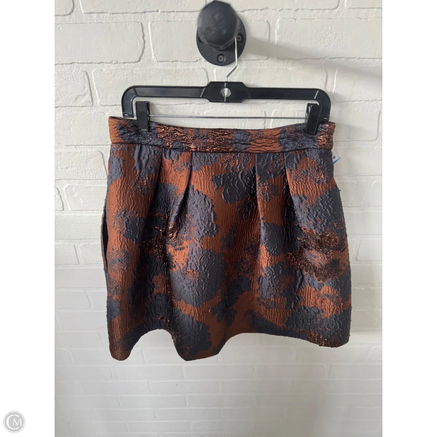 Skirt Mini & Short By Eva Franco In Black & Brown, Size: 10