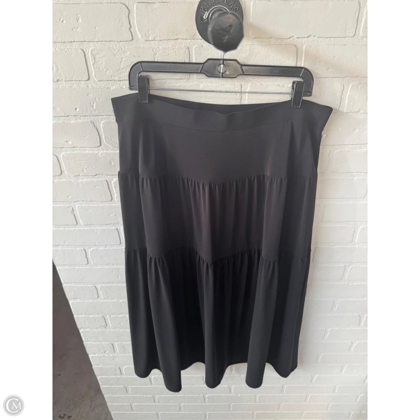 Skirt Maxi By Simply Vera In Black, Size: 16