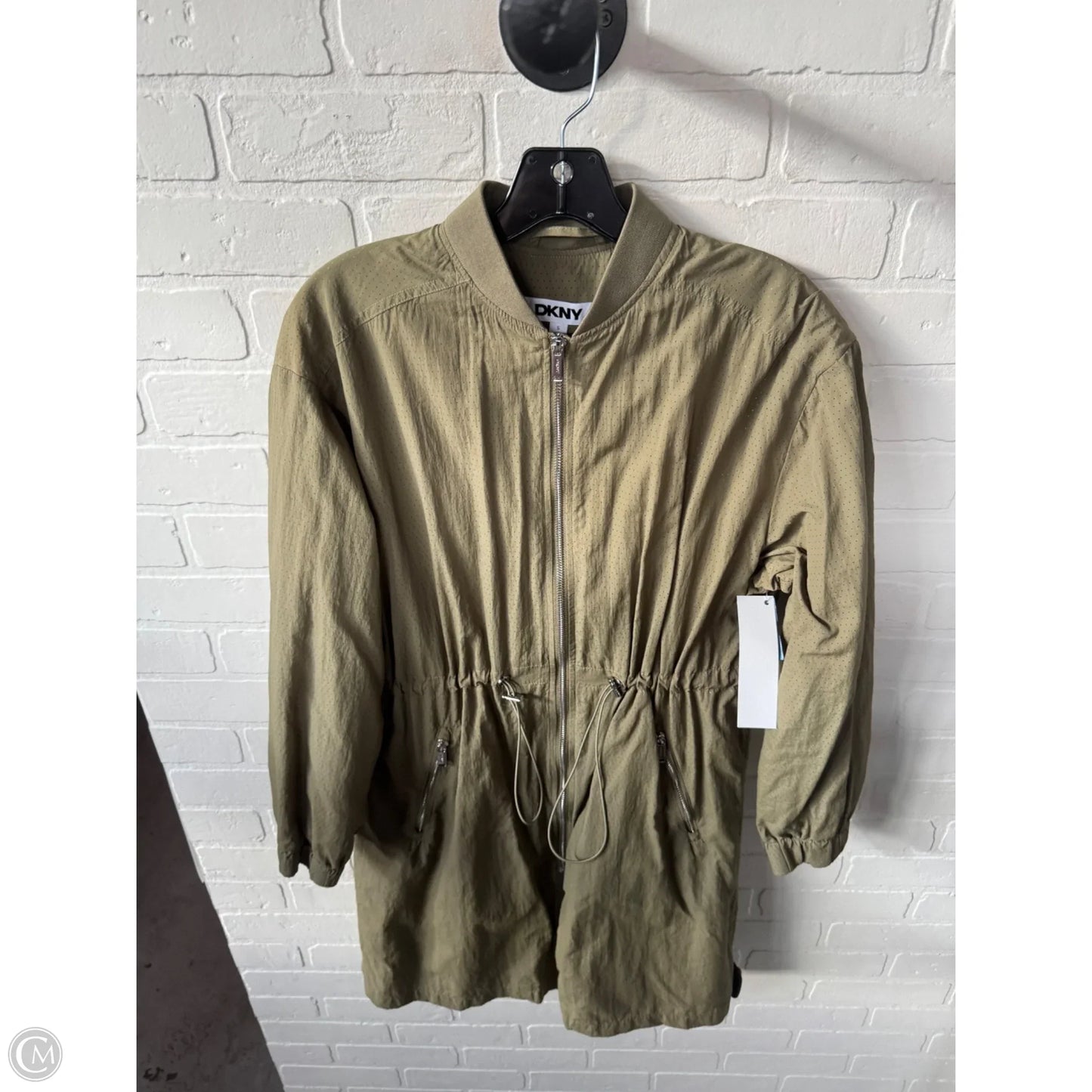 Coat Other By Dkny In Green, Size: S