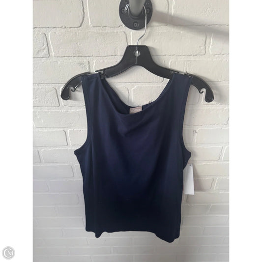 Top Sleeveless Basic By Chicos In Blue, Size: L