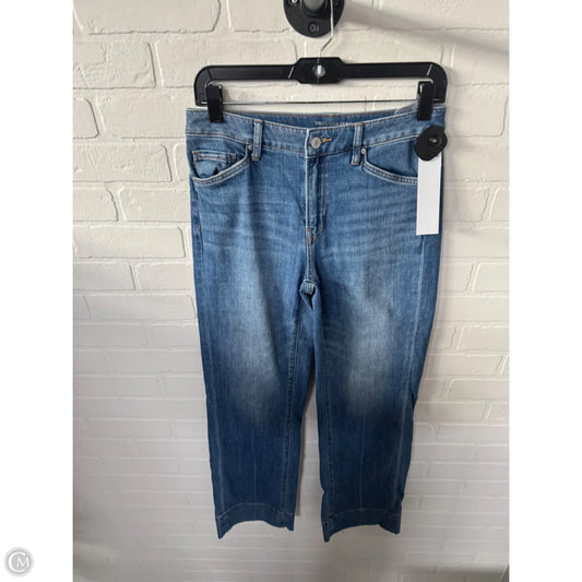 Jeans Straight By Chicos In Blue Denim, Size: 2