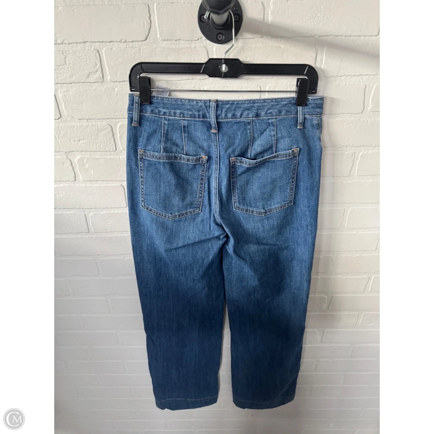Jeans Straight By Chicos In Blue Denim, Size: 2