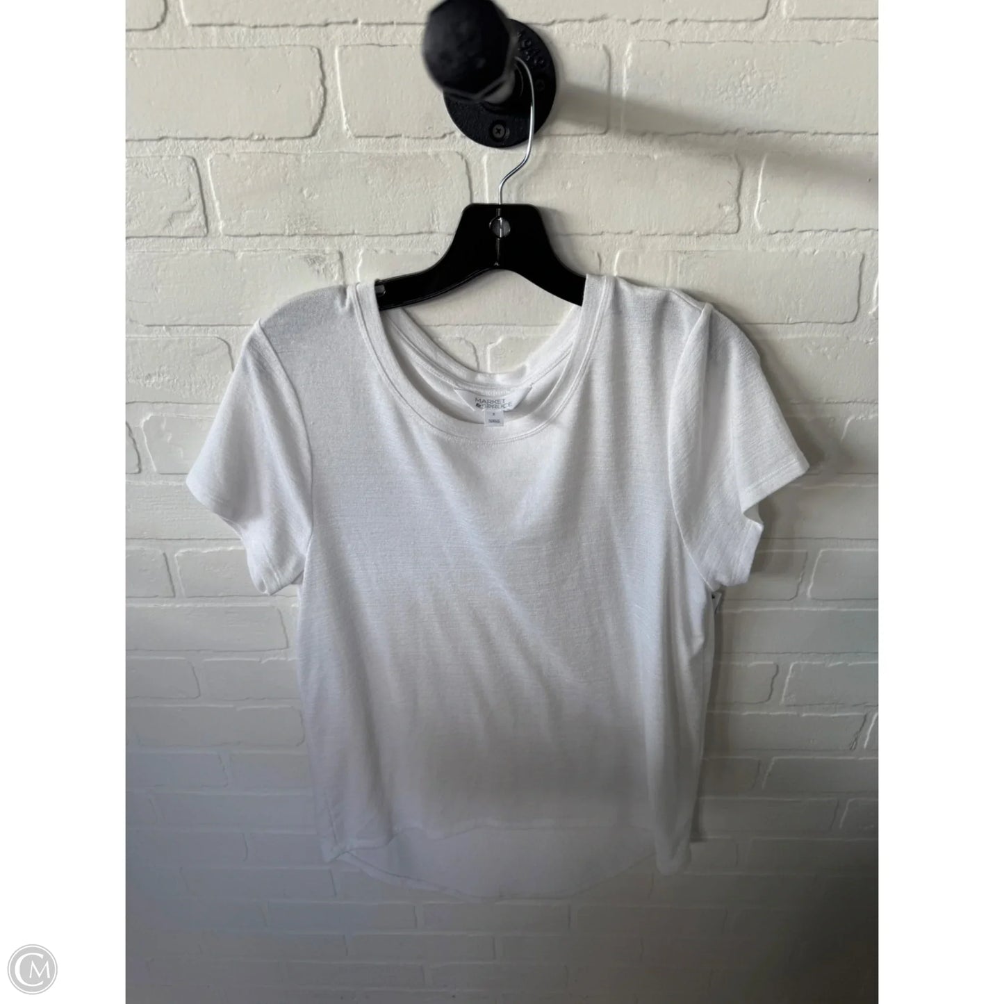 Top Short Sleeve Basic By Market & Spruce In White, Size: S