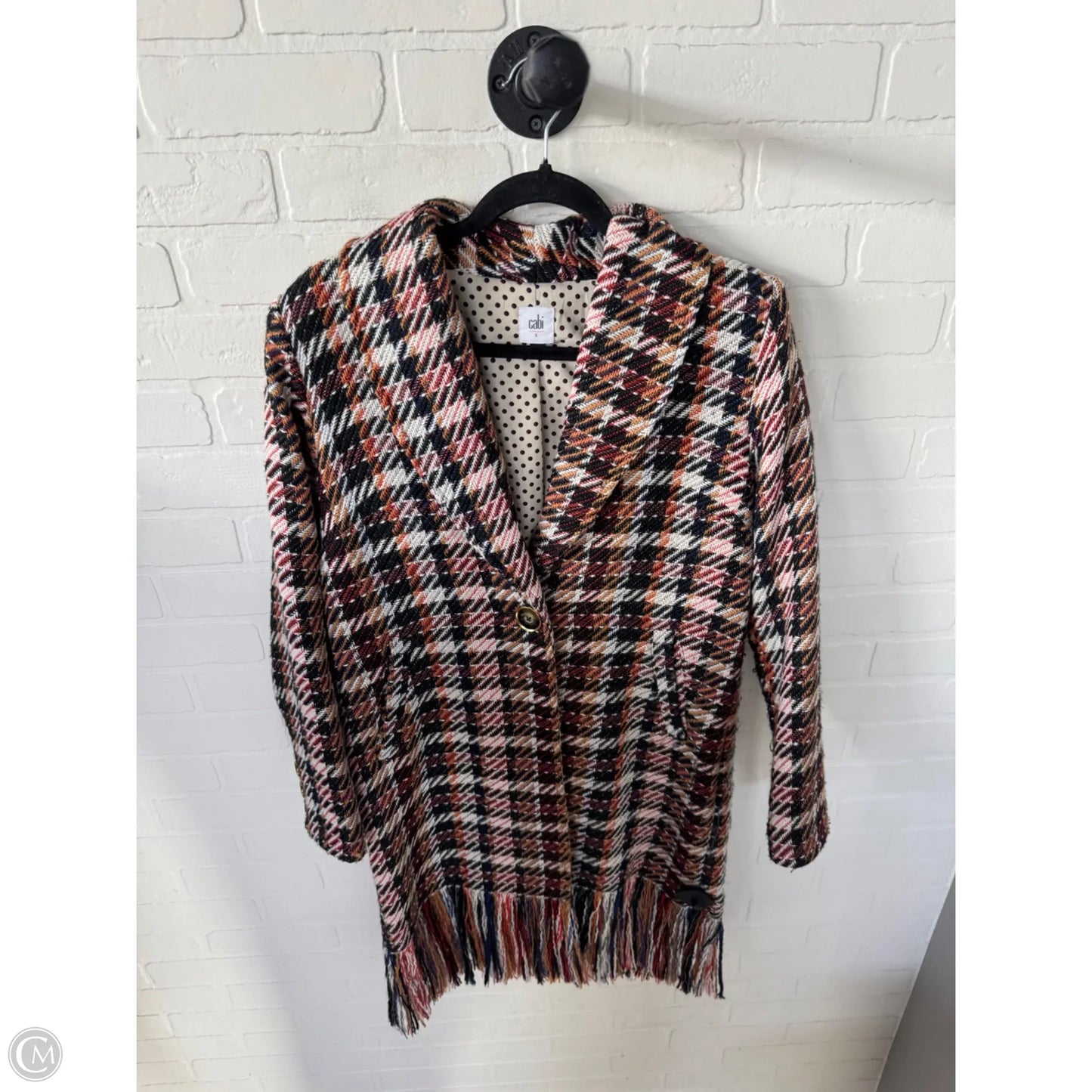 Blazer By Cabi In Blue & Red, Size: S