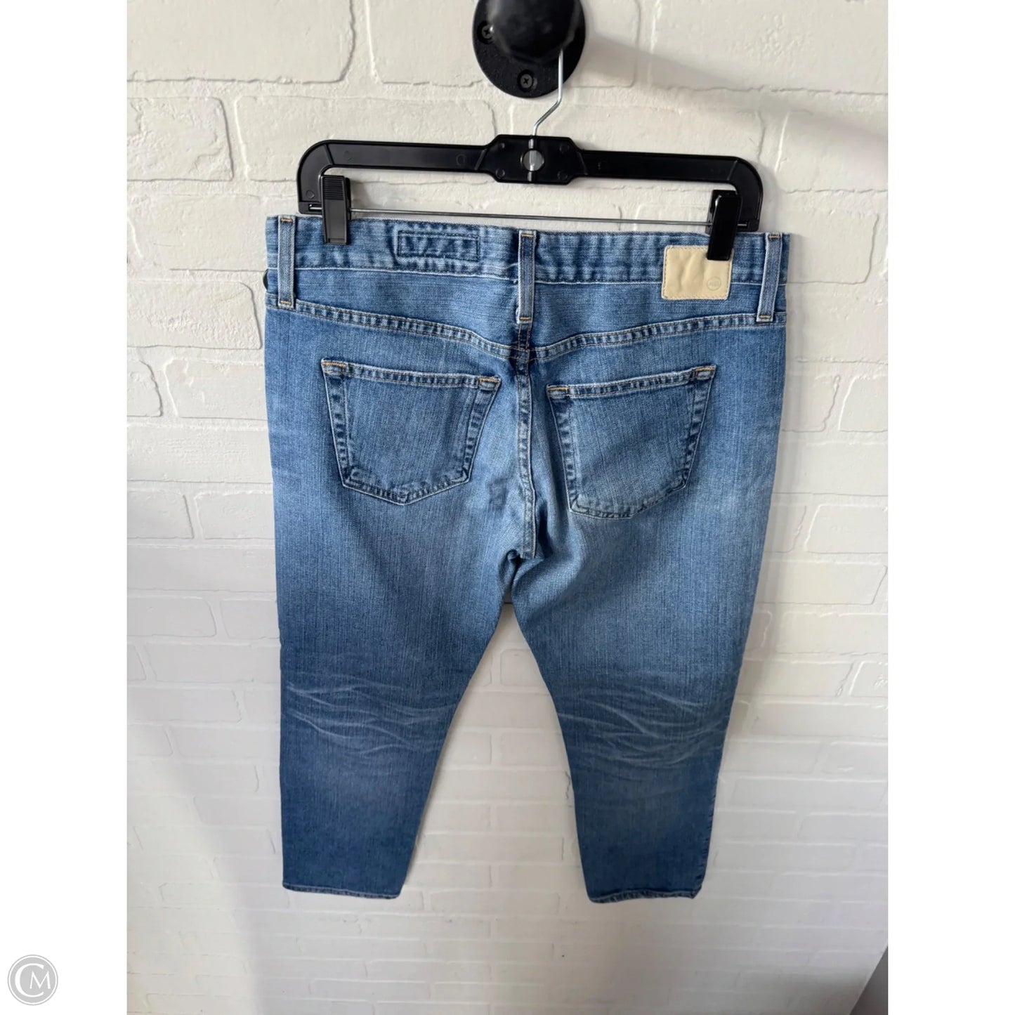 Jeans Boyfriend By Adriano Goldschmied In Blue Denim, Size: 8