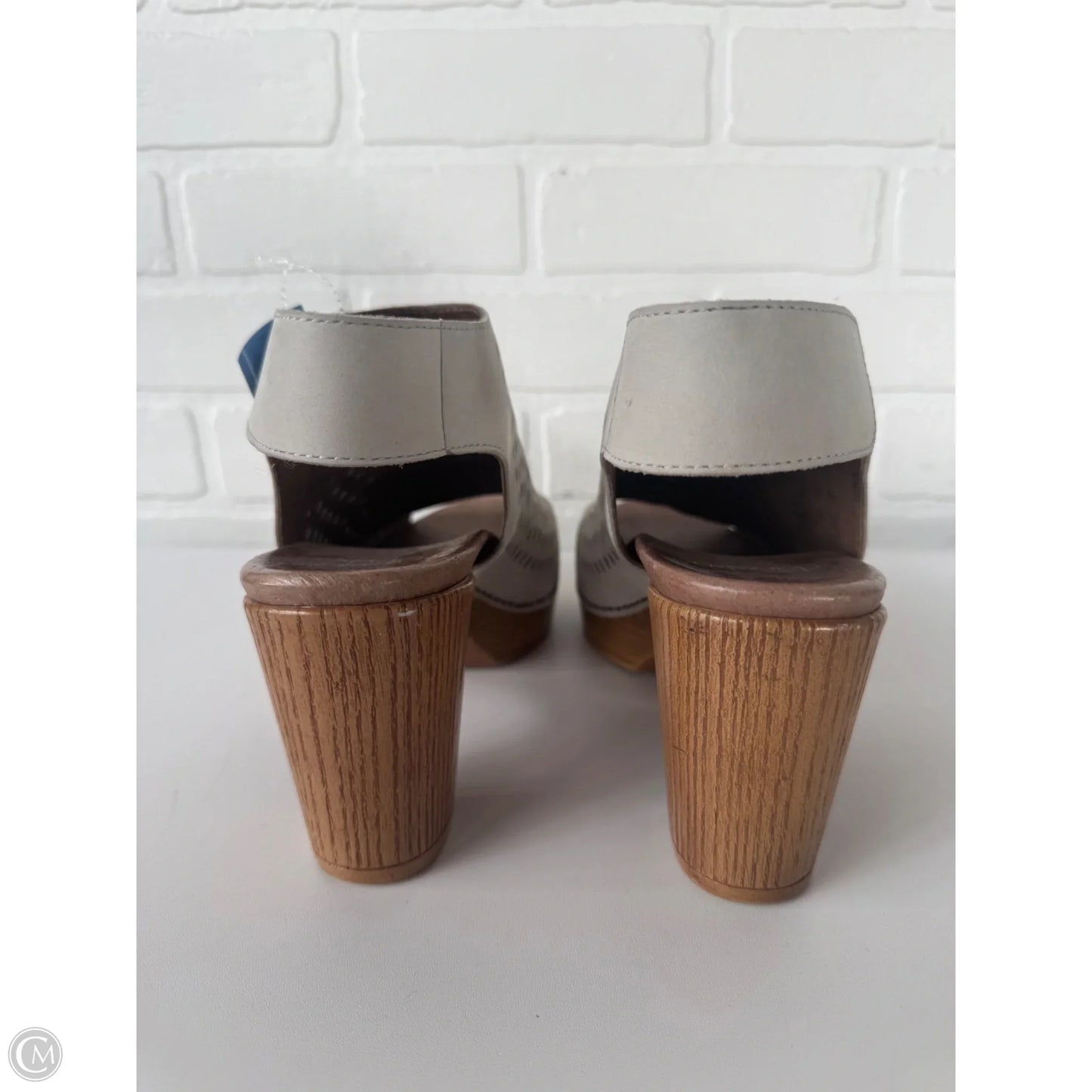 Sandals Heels Block By Dansko In Tan, Size: 6.5