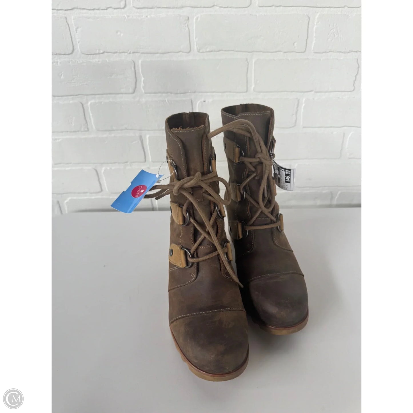 Boots Mid-calf Heels By Sorel In Brown, Size: 7.5