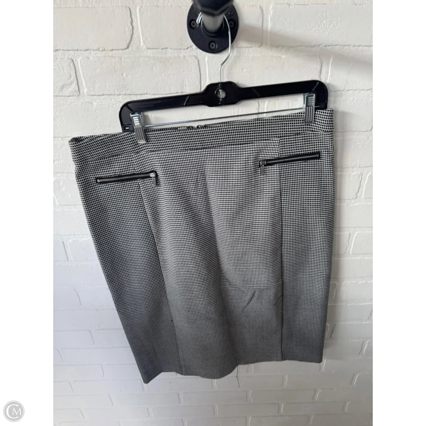 Skirt Midi By Jones New York In Black & White, Size: 12