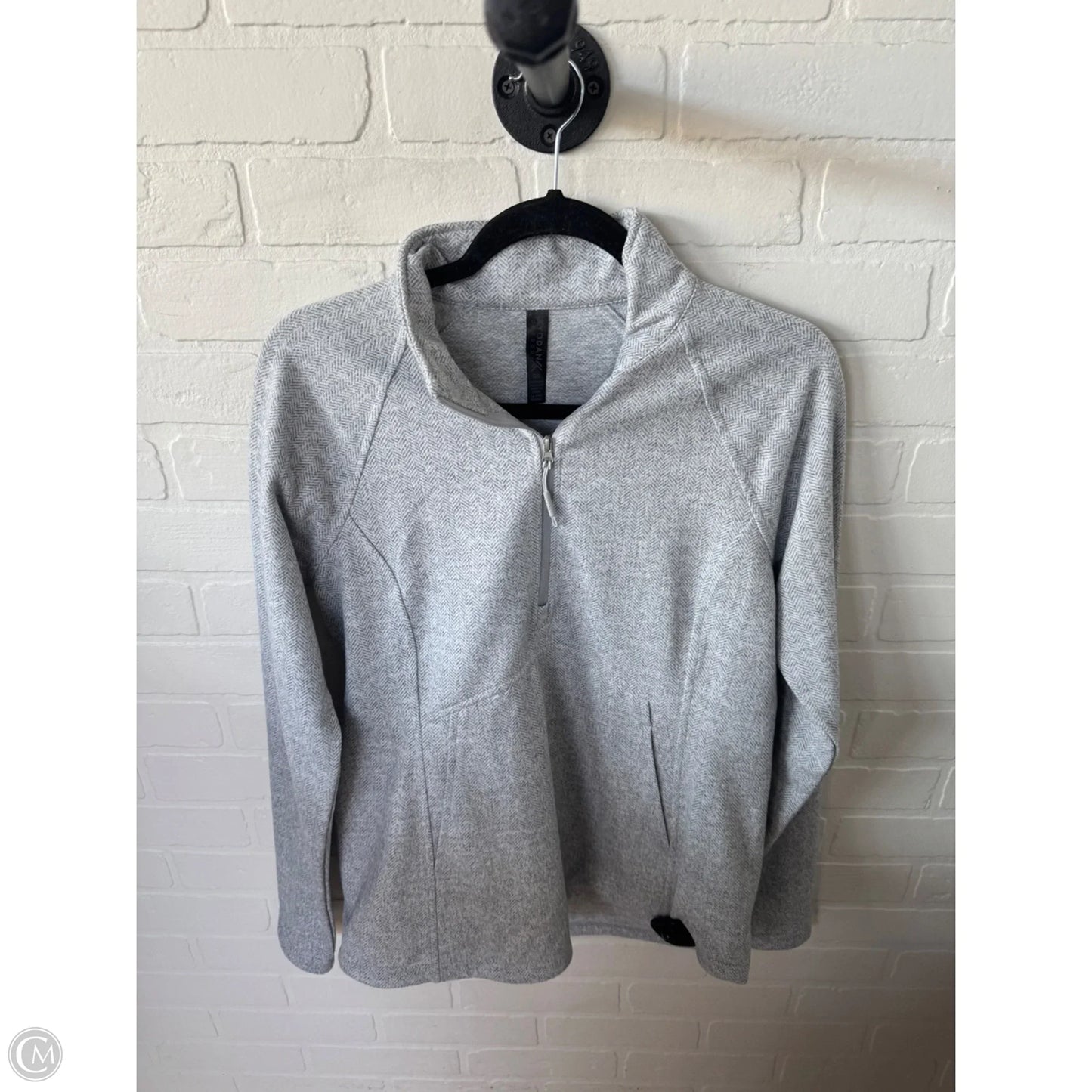 Jacket Fleece By Kyodan In Grey, Size: L