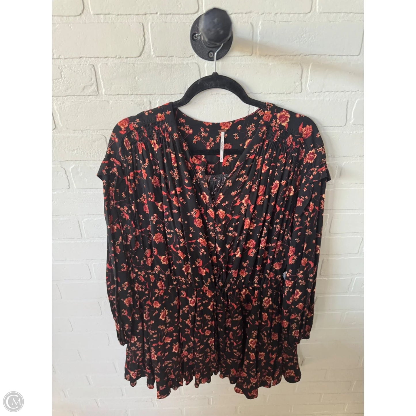 Dress Casual Short By Free People In Black & Orange, Size: M