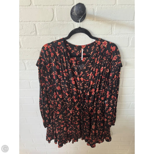 Dress Casual Short By Free People In Black & Orange, Size: M