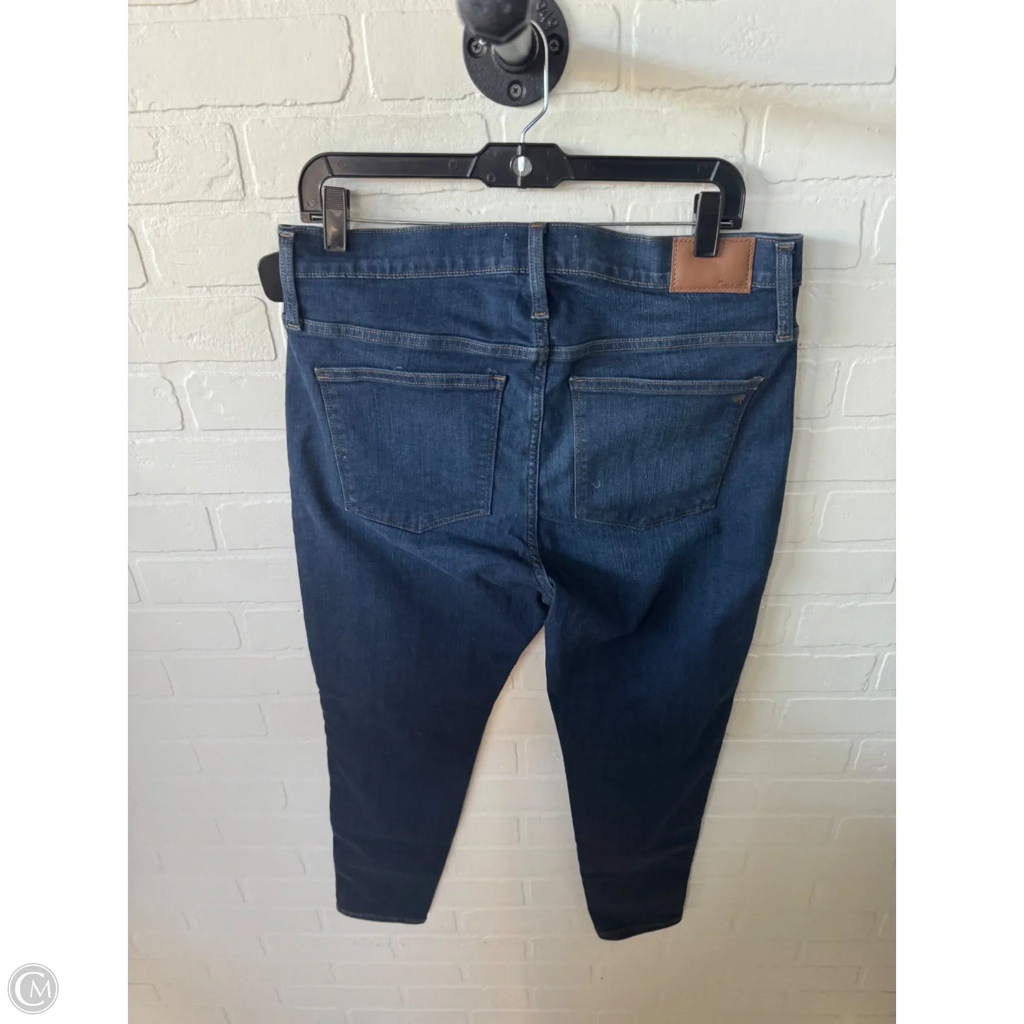 Jeans Skinny By Madewell In Blue Denim, Size: 14p