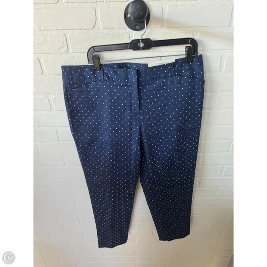 Pants Dress By Liz Claiborne In Blue & White, Size: 12